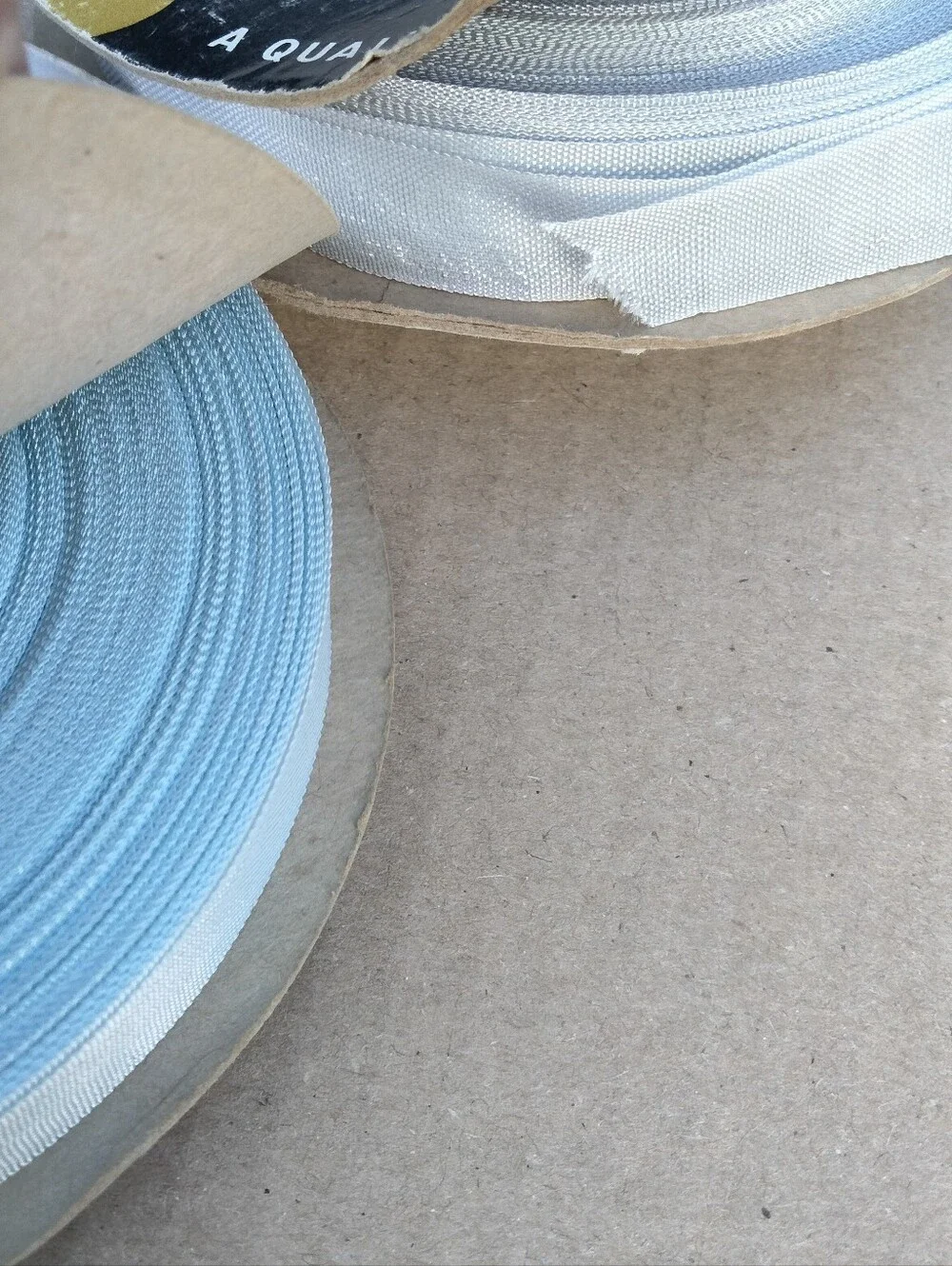 Hug Snug Vintage Rayon Seam Binding 100 Yd Spool Sewing Trim Lot Of 2 Made in US